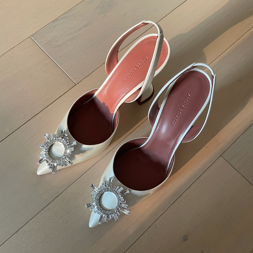 Amina Muaddi Begum slingbacks size 39 - Picture 1 of 7